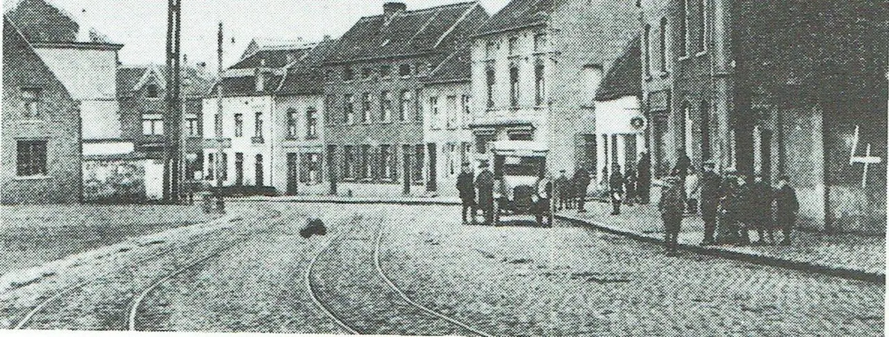 De Plaats rond 1925: het huis Panneels staat er nog niet.