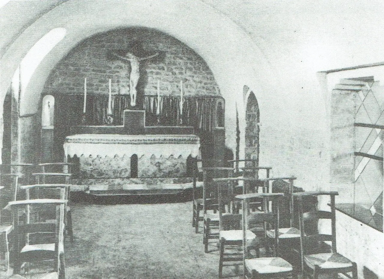 Zijkapel van de kerk van Diegem-Lo (1929).