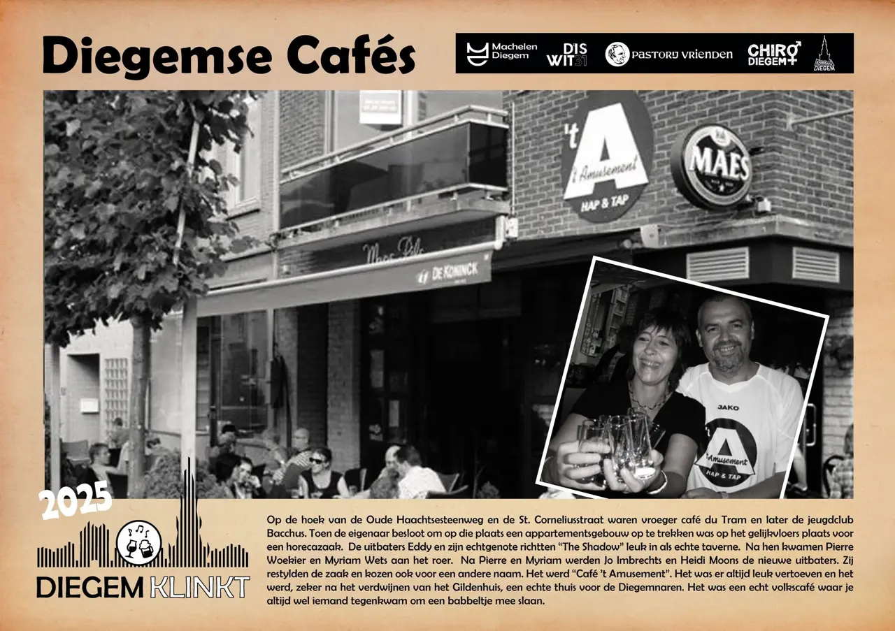 Diegemse cafés: Café ’t Amusement (paneel Diegem Klinkt 2025).