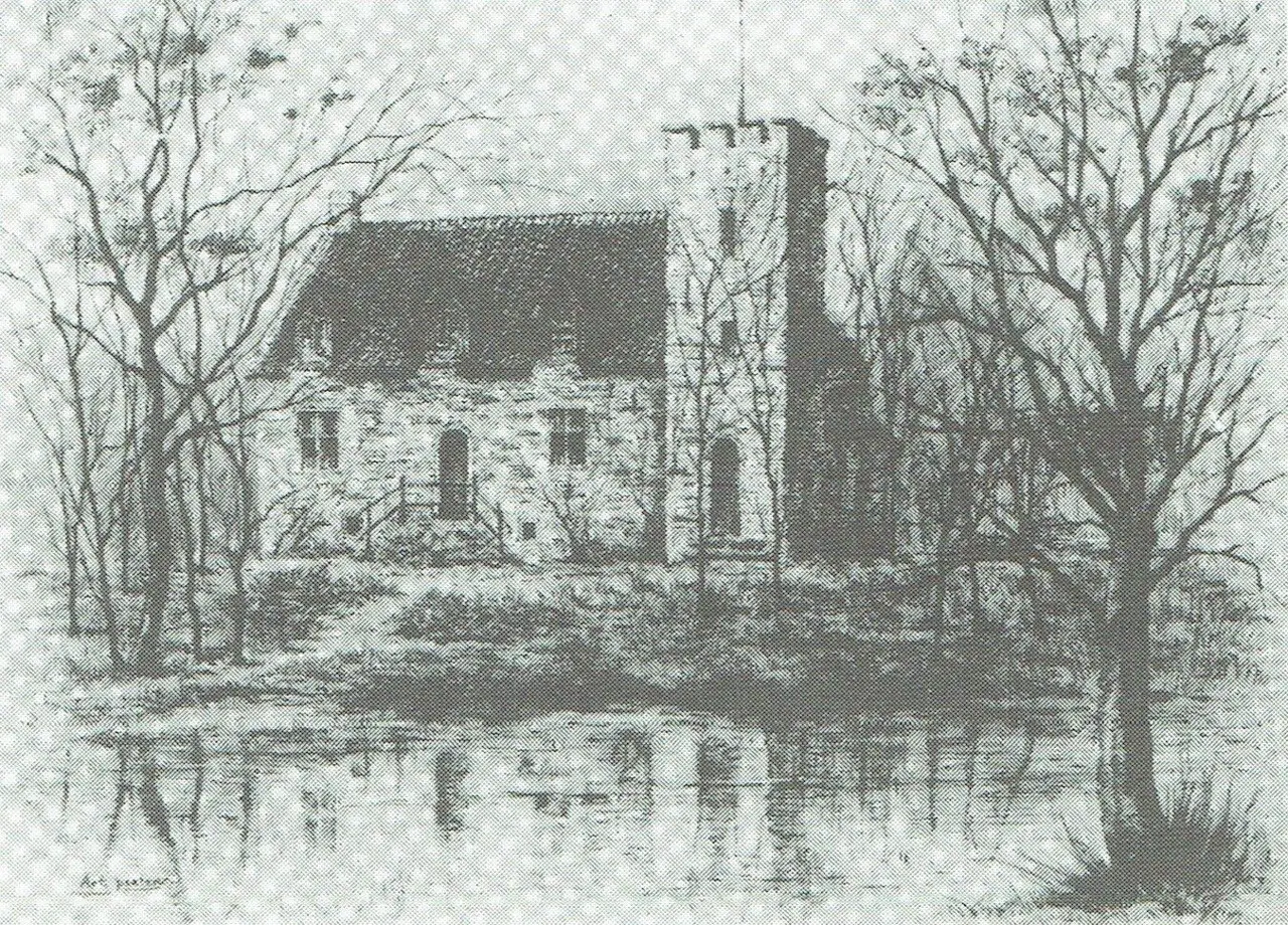 Der Donjon auf dem Milac-Kalender von 1980 (’t Diegemnerke).