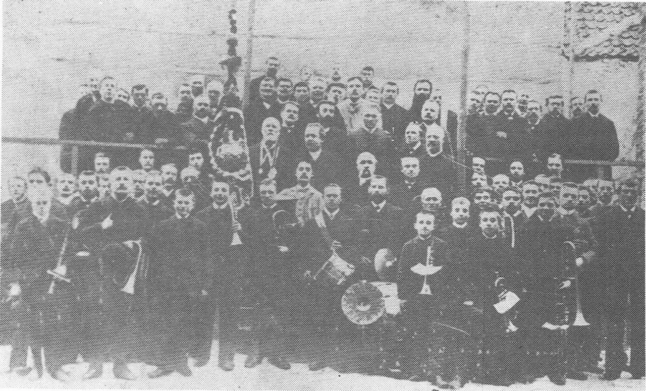 De Koninklijke Fanfare van Diegem in 1892.
