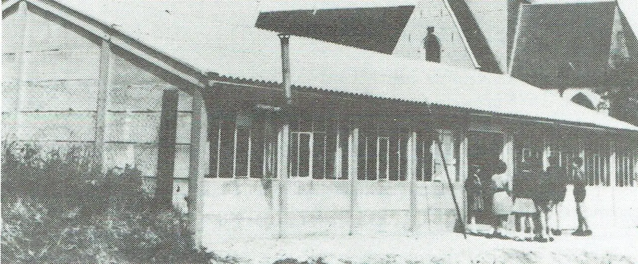 De nieuwe Chirolokalen achter het Gildenhuis (1964).