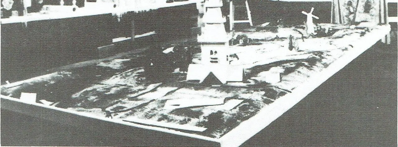 De tentoonstelling ‘Oud-Diegem’ met een maquette van het Woluwedal (1965).