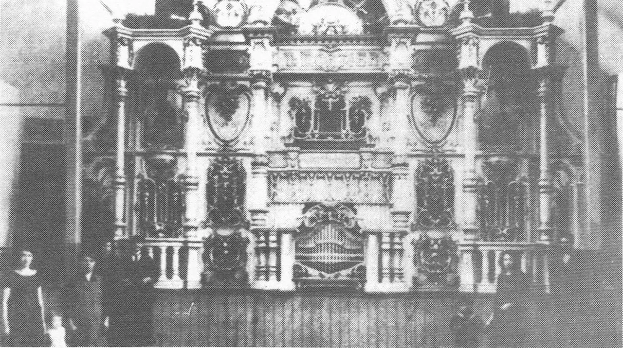 Die Mortier-Orgel in Zaal Milde während der Ostertage.