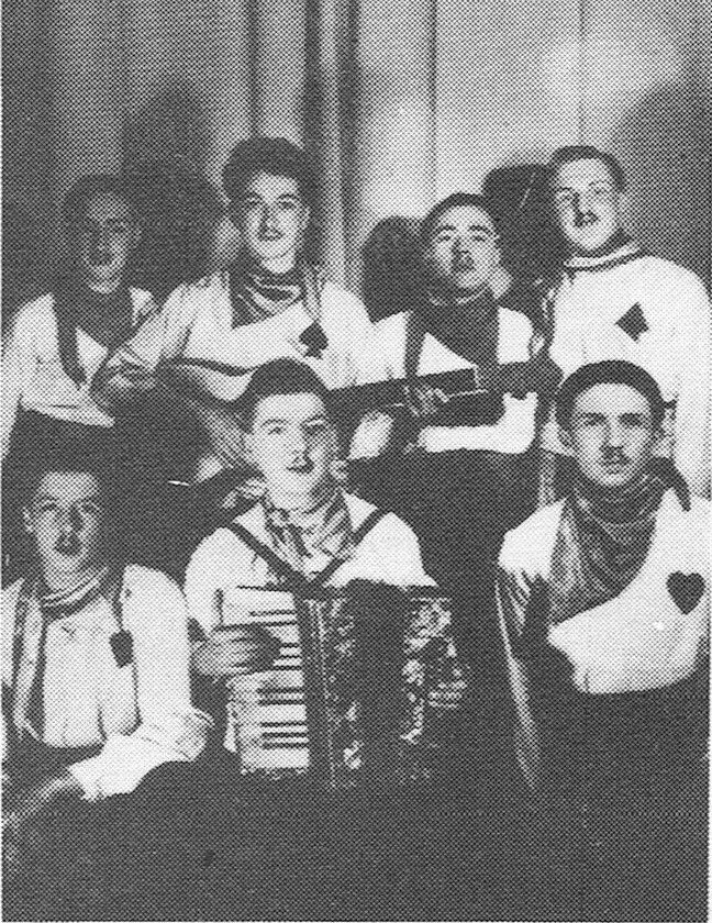 Das Musette-Orchester der Jolige Uilenspiegels (1946).