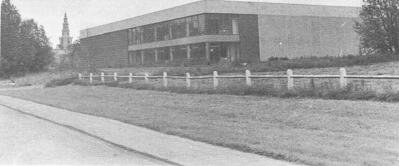 Das Industriegebiet an der Woluwelaan Richtung Machelen (1963).