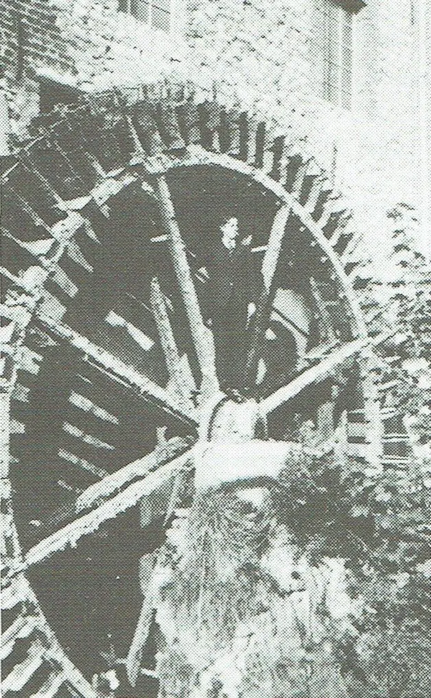 Das Mühlrad der Cleyne Molen.