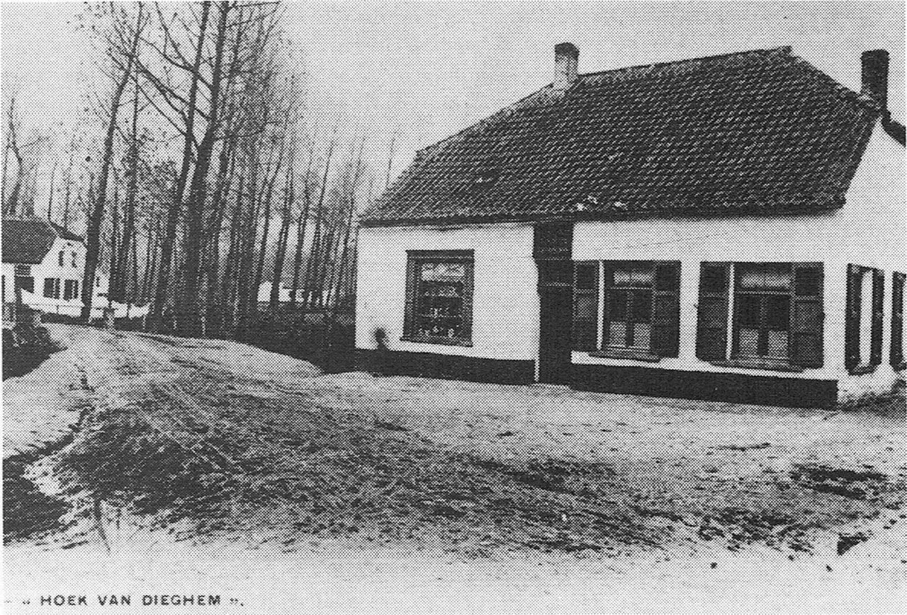 «In de Hoek – Estaminet», winkel en herberg.