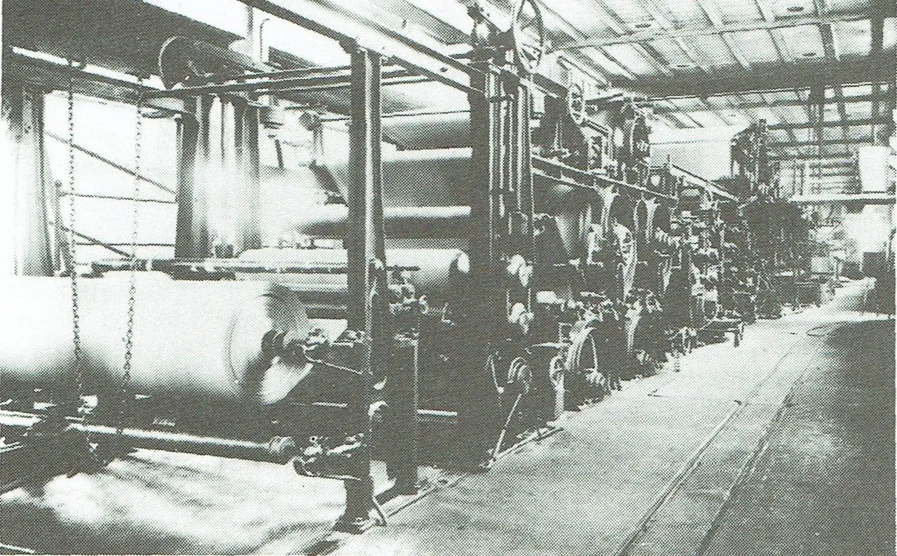 De machines in 1945.
