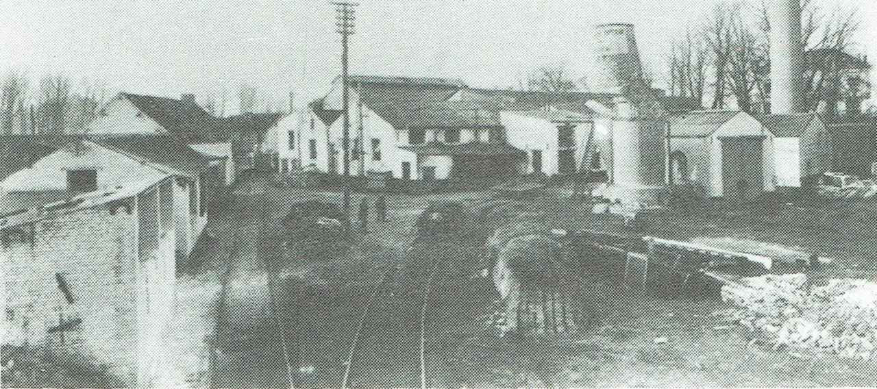 De fabriek rond 1913.