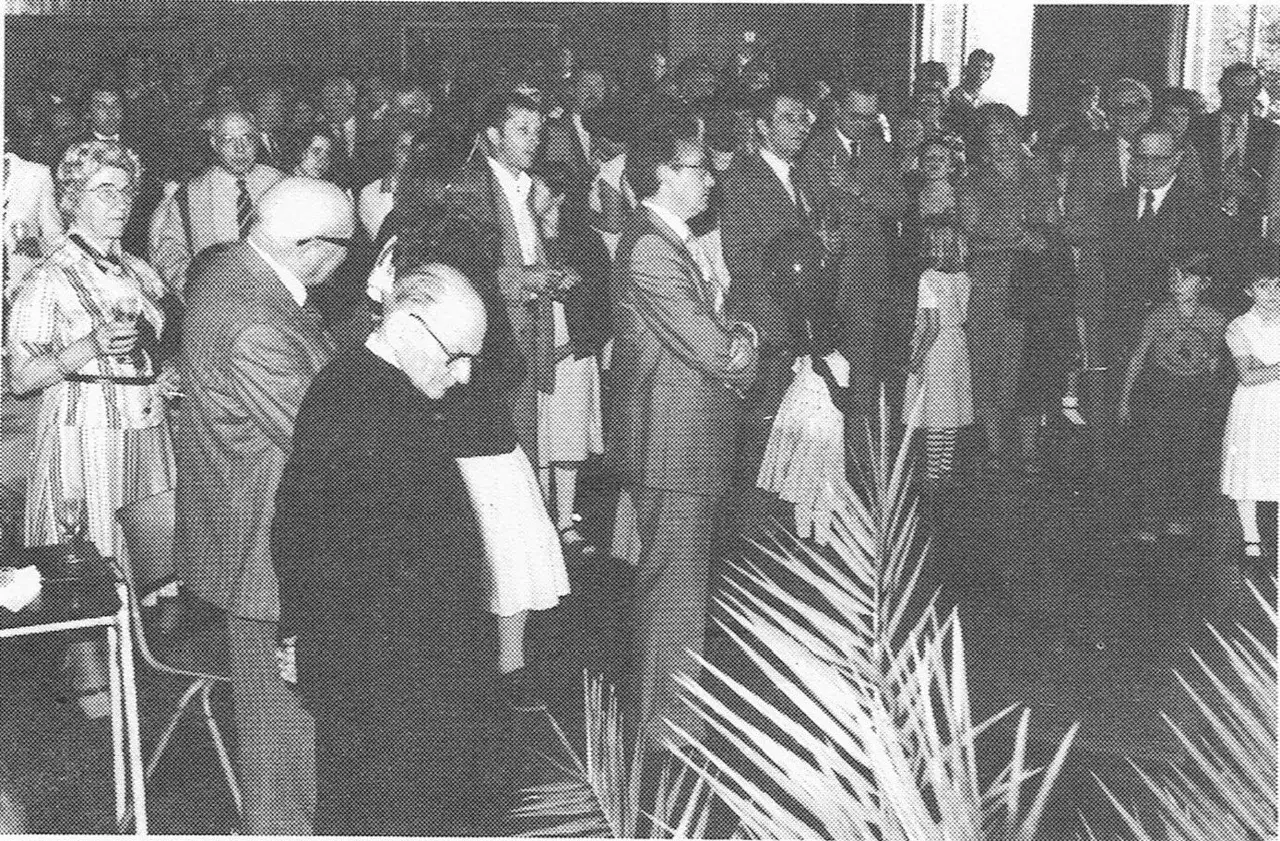Festakt zu hundert Jahren katholischem Unterricht (1979).