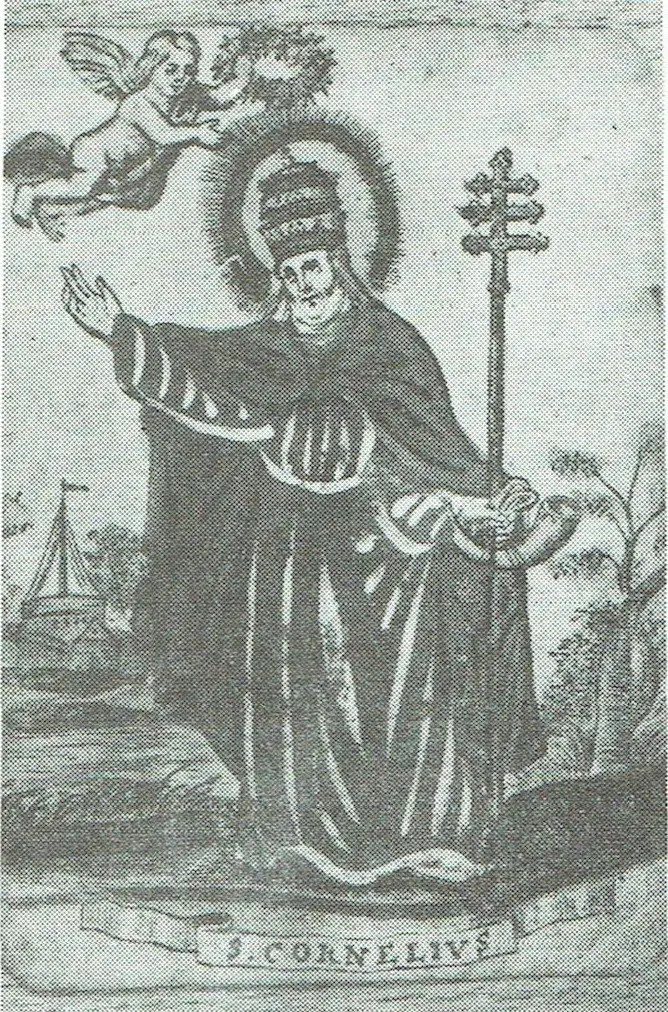 Andachtsbild des heiligen Cornelius (1750).