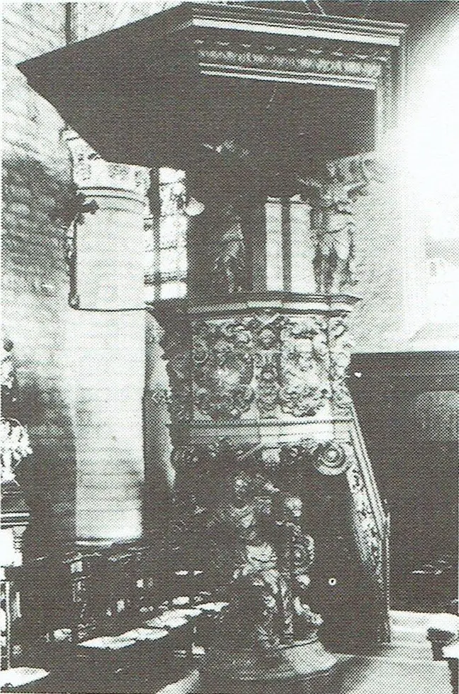 Die Kanzel von 1687.