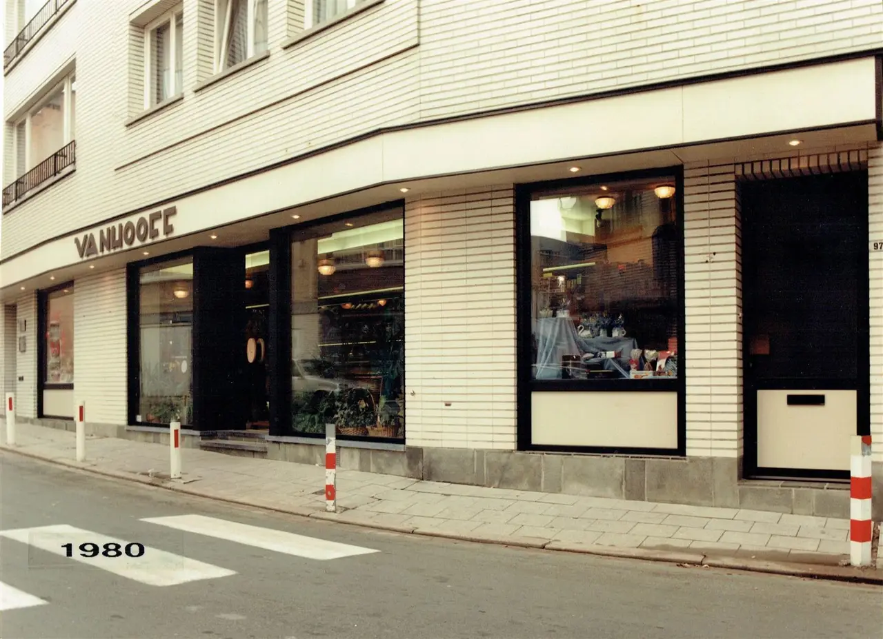 Der Laden Vanhooff im Jahr 1980.