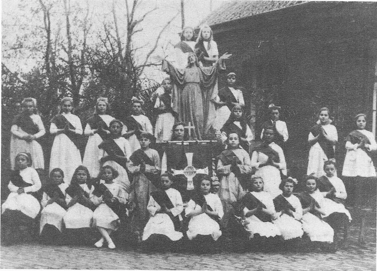 Een groep kruisvaarders in 1921.